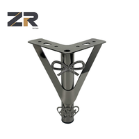 Pieds de canapé ZERUN 150 mm à motif creux, pieds de support de lit, pieds de table, accessoires de quincaillerie métallique pour meubles