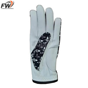 Guantes de Golf con Logotipo Personalizado, Empaque, Palma de Cuero Cabretta, Suaves, para Hombre, Blancos, Color OEM, Material, Origen, Talla - Product Image 2