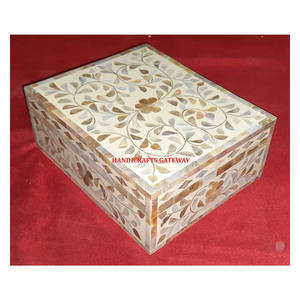 Produit le plus vendu Boîte à bijoux en bois fait main avec nacre Forme rectangulaire Design floral fait main Utilisé pour les boîtes cadeaux - Product Image 6