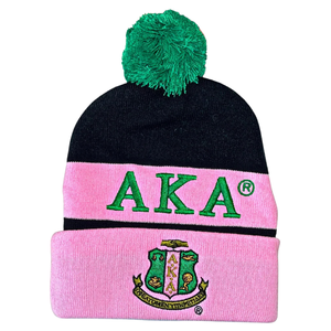 Bonnet en tricot brodé noir – Chapeau d'hiver chaud et tendance – Accessoire décontracté pour l'extérieur – Bonnet unisexe en tricot doux - Product Image 1