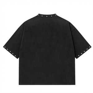 Custom <b>Trendy</b> Cotton Printed <b>T</b> <b>Shirt</b> Vintage Style Short Sleeves 100% Cotton Premium Quality Graphic Printed <b>T</b> <b>Shirt</b> For Unisex - Product Image 2