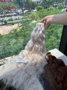 ผมต่อจากเวียดนามเนื้อนุ่มนุ่มยาว10ถึง32นิ้วเป็นทางเลือกที่ดีที่สุดสำหรับผู้ขายผม - Product Image 3