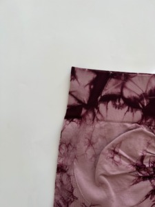 Shorts de yoga sans couture à effet froncé pour femme, taille haute, pour fitness et gym, marque personnalisée, OEM, ODM, marque privée, fabricant en gros - Product Image 3