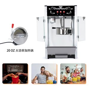 Machine à Popcorn Commerciale de 16 Oz, Appareil à Popcorn de Comptoir avec Cuillère en Acier Inoxydable et Cuillère à Huile - Product Image 5