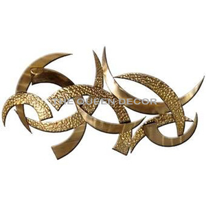 Brown Finished Iron Metal Wall <b>Art</b> Wall Mounted Accessories For Home Hotel Restaurant Indoor Decoration - Product Image 3