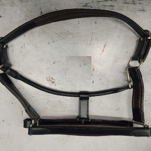 Vente en gros Premium de haute qualité selle anglaise licou de cheval Durable Kanpur India Tack Shop Muserolle surélevée rembourrée souple - Product Image 3