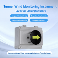 Sensor Ultrasónico de Velocidad y Dirección del Viento Ambiental para Sistemas de Ventilación e Iluminación con Protocolo ModBus RS 485 4-20