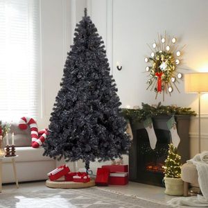 7.5 FT Pre-Lit Artificial Christmas <b>Tree</b> with 1350 Branch Tips & 400 <b>Lights</b> Hinged Xmas Pine Remote Control Holiday Decor - Product Image 5