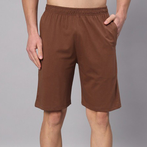 T-shirt à manches courtes pour homme, col rond, décontracté, respirant, 100% coton, couleur unie, coupe classique, ensemble de shorts - Product Image 4