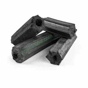Carbón Vegetal en Briquetas Hexagonales de Aserrín, Grado Premium A para Barbacoa, con Valor Calorífico de 7000-8000 Kcal/kg y Contenido de Ceniza de 3.0-5.0% - Product Image 1