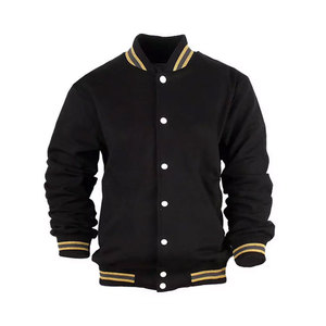 OEM Wholesale Custom Wool Varsity <b>Jacket</b> for <b>Men</b> Leather Sleeve College Baseball <b>Jacket</b> - Product Image 2