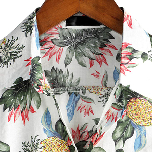 Custom Logo Sublimation Beach <b>Shirt</b> Tropical Vacation Print <b>Shirt</b> Premium Manufacturer - Product Image 6