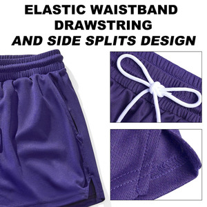 Pantalones cortos deportivos informales para hombre, pantalones cortos finos de verano de secado rápido, pantalones deportivos transpirables, pantalones cortos cómodos con cintura elástica para hombre - Product Image 4