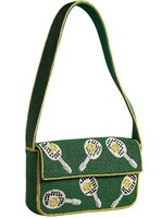 Tas Lipat Magnetik Ringan Ramah Lingkungan Mewah Trendi Portabel Aman Kuat Profesional Gaya Boho Berhias Manik-Manik Kaca Buatan Tangan