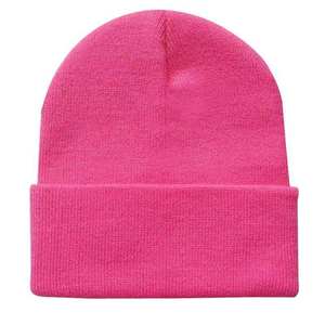 Rainbow Color Beanie Hat Soft Knitted <b>Winter</b> <b>Cap</b> Custom Logo Unisex Stretch Cuffed Hat for Casual Street Fashion - Product Image 4