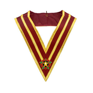 Banda de Regalia Masónica Hecha a Mano con Diseño Bordado y Trabajo de Hilo Detallado, Tela Resistente, Tamaño Personalizado y Color Personalizado - Product Image 1