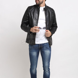 Veste en cuir légère pour homme avec doublure respirante, idéale pour les saisons printemps et automne, veste d'hiver pour homme - Product Image 4