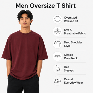 Camiseta Extra Grande Premium para Hombre que Combina una Construcción Resistente, Material Suave y un Corte Relajado para Atuendos Casuales Diarios - Product Image 6