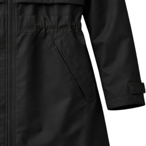 Veste de pluie imperméable pour femme, manteau mi-long à capuche, léger, coupe-vent, parka décontractée pour les voyages, printemps, automne - Product Image 5