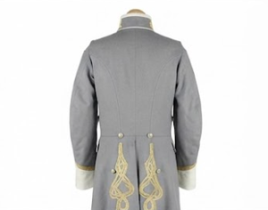 Men's 100% Wool Double Breasted Overcoat Vintage Regular Length Stand Collar Outdoor Formal Coat Custom Logo - Product Image 3