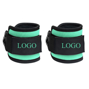 Correas de Tobillo para Levantamiento de Pesas con Logotipo Personalizado, Correas de Tobillo Ajustables de Neopreno con Material de Acero - Product Image 4