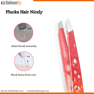 Pinzas para Cejas de Punta Inclinada de Acero Inoxidable Personalizadas de Alta Calidad, Venta Caliente 2026, Precio al por Mayor, Marca Privada - Product Image 2