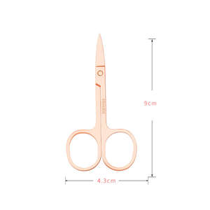 Ciseaux de précision en acier inoxydable et céramique de haute qualité pour la réparation des extensions de cils et des sourcils - Product Image 6