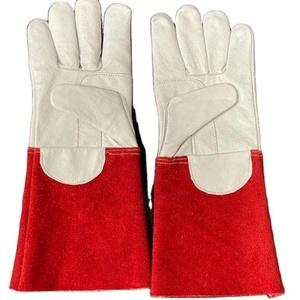 Welding <b>Gloves</b> Leather Waterproof Anti-Vibration Palm Protection Multi-Functional Wear-Resistant Silicone-Free - Product Image 1