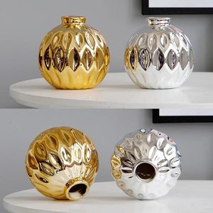 Golden Ceramic <b>Mini</b> Ornament Porcelain Statue Figurine Decorative Photo Prop for Home Office Decor - Product Image 5