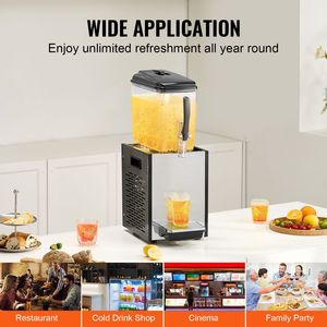 Dispenser Commerciale per Bevande da 12L/12.7QT, 170W, in Acciaio Inossidabile 304 per Alimenti, Macchina Erogatrice di Succhi Caldi/Tè per Tè Freddo - Product Image 6