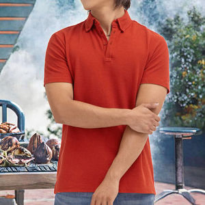 Camisetas Polo Casuales de Alta Calidad para Hombre, de Secado Rápido, de Algodón, con Impresión de Logotipo Personalizado, Colores Sólidos, al por Mayor - Product Image 3