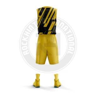 Uniforme de basket-ball en polyester de haute qualité, tissu durable et lisse, idéal pour les séances d'entraînement et les matchs de compétition - Product Image 3