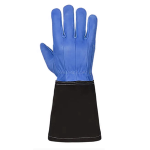 Top Quality Cowhide Leather Safety Working <b>Gloves</b> For Welders Heat Resistant Fireproof Multi Purpose Use Welding Work <b>Gloves</b> - Product Image 4