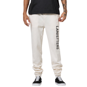 Customized <b>Mens</b> Leg Print <b>Trousers</b> Minimal Streetwear Pants <b>Elastic</b> Waist Relaxed Fit Cuffed Bottom OEM Garment Factory Supplier - Product Image 3