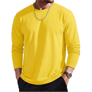 Camiseta de Manga Larga Personalizada para Hombre, 100% Algodón Poliéster, Camiseta de Manga Larga Informal para Hombre - Product Image 6