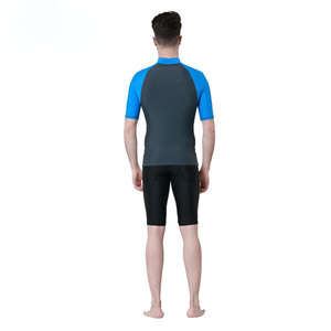 Maillot de surf à compression personnalisé à manches courtes avec protection UPF 50+ en tissu Academies Compression Shirt - Product Image 4