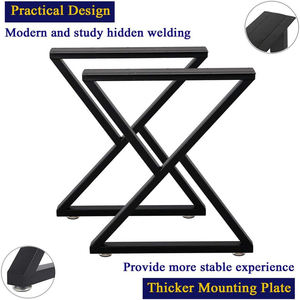 ขาโต๊ะอาหารสี่เหลี่ยมสแตนเลส OEM/ODM แข็งแรง ทนทาน ติดตั้งง่าย ดีไซน์สไตล์มิดเซ็นจูรี่ สำหรับใช้ในห้องอาหารและโรงแรม EDPTBL000 - Product Image 2