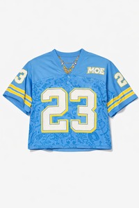 Özel Baskılı Toptan Nakışlı Süblimasyon Polyester Fileli Jersey Spor Retro Sokak Giyim Kutulu Kesim Tişört Amerikan Futbolu Forması - Product Image 5