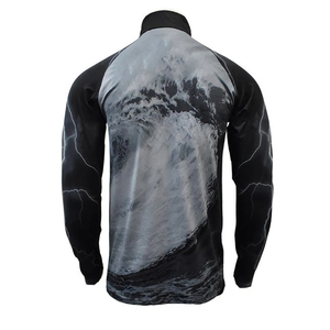 Camisas de Polo de Pesca con Cuello de Botones Personalizadas, Manga Larga, Sublimación, Protección UV UPF 50, Secado Rápido, Transpirables, Ropa de Pesca para Hombre - Product Image 2