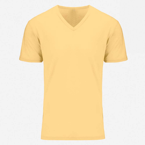 Custom Made <b>Men</b> Fitted Bulk Short Sleeve <b>Men's</b> V-Neck T-Shirt Make Your Own Casual Stylish Fitted <b>Stretch</b> <b>Men's</b> V Neck T Shirts - Product Image 2