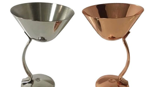 Vasos de Martini y Margarita de Acero Inoxidable, Copas de Vino, Copas de Cóctel, Vasos de Vino de Metal con Recubrimiento de Cobre, Suministros para Bares - Product Image 5