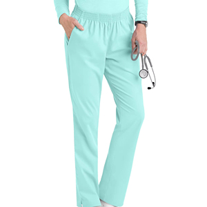Pink High Quality Medical Scrubs Sets Knitted Cotton Quick Dry Breathable Needle Detection Unisex Hospital Uniform Made Pakistan - Product Image 3