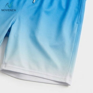 Ensemble t-shirt et short d'été pour homme, léger, conçu pour un usage quotidien, les activités de plein air et un look décontracté. - Product Image 5