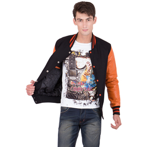 Chaqueta de Béisbol Varsity Clásica de Lana para Hombre, Personalizable, con Diseño Bordado en la Parte Delantera, Estilo Urbano - Product Image 4