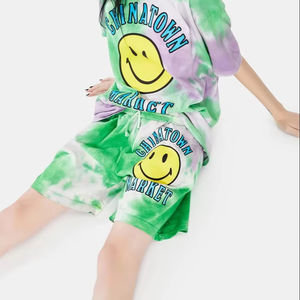 Pantalones de Yoga a Rayas Tie Dye sin Costuras, Pantalones Cortos Deportivos de Cintura Alta para Mujer, para Ejercicio al Aire Libre, Fitness, Pantalones Cortos Deportivos para Mujer - Product Image 2