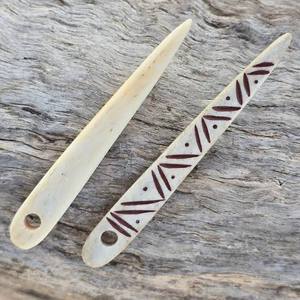 Premium Buffalo Horn Nalbinding Needles for <b>Wool</b> <b>Craft</b> Natural Bone Nalbinding Needles for Traditional Weaving by Curio <b>Craft</b> - Product Image 1