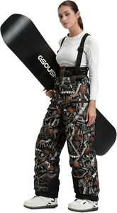 Pantalones de Esquí Impermeables con Camuflaje y Chaqueta de Nieve, Traje Deportivo de Invierno para Snowboard al Aire Libre, Venta al Por Mayor - Product Image 2