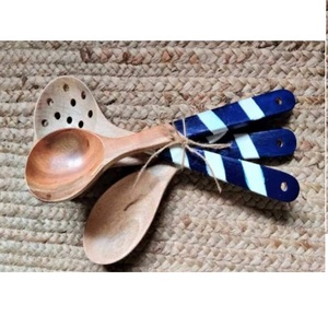 Eco Friendly Wooden Spoon & Fork Cutlery Tableware Wooden Spoon Restaurants Hotels <b>Tabletop</b> Wooden Flatware Set - Product Image 1