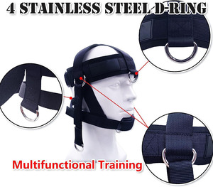 Neck Builder Harness Men Women Gym <b>Strength</b> <b>Training</b> MMA Boxing Workout OEM Supplier - Product Image 5