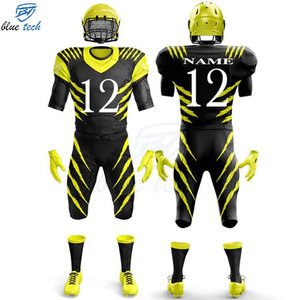 Men's American Football Uniform Set Breathable Custom Sublimated Printed Football Jersey Pants Short UV Protection for Training - Product Image 5